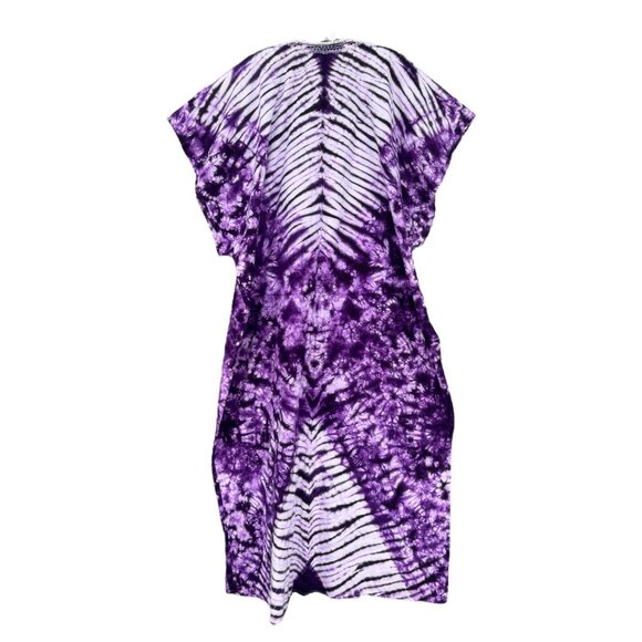 Long Tie-dyed Dress from Malawi - Picture 2 of 3